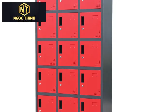 Tủ locker-Tủ sắt để đồ locker sơn tĩnh điện có 18 khoang 18C3K sơn Màu Tủ locker-Tủ sắt để đồ locker sơn tĩnh điện có 18 khoang 18C3K sơn Màu